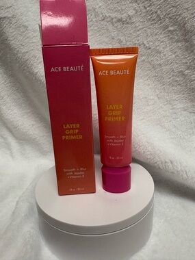 Ace Beaute Layer Grip Primer - Smooth + Blur - Full Size 1oz/30ml, RTL $32